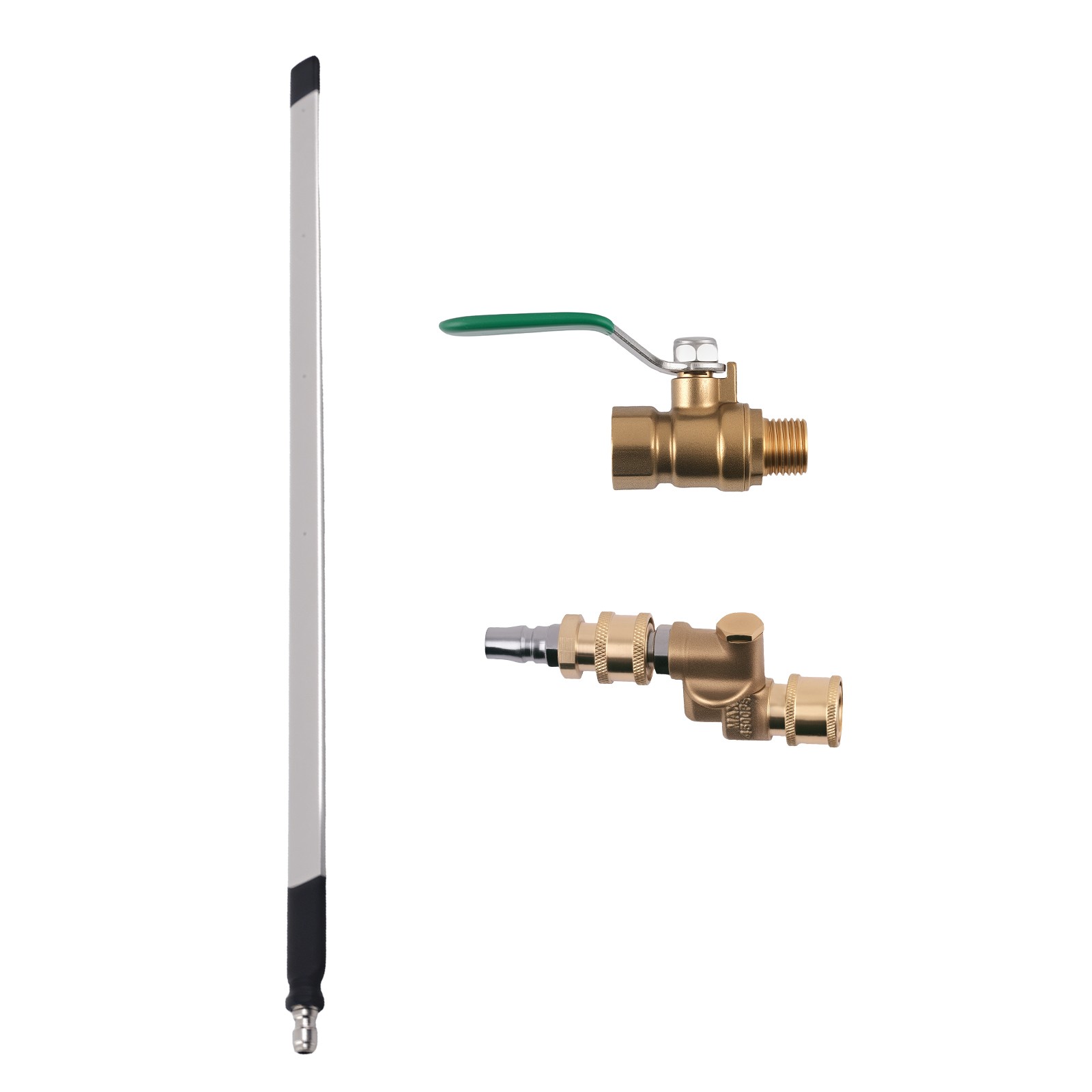24″ 23.62″ Radiator Cleaning Wand Pressure Washer Stainless Steel Flush Tool