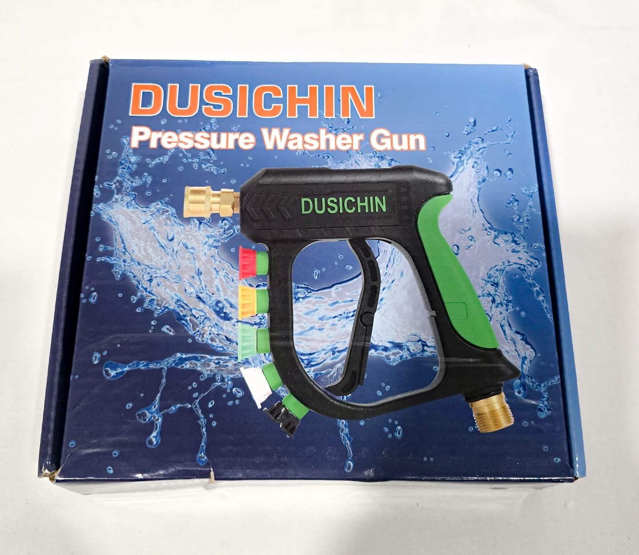 DUSICHIN Pressure Washer Short Gun 5 Nozzle Tips (A2)