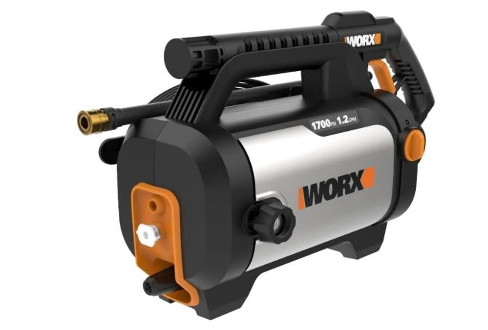 Worx 1700 Psi 1.2 Gpm Electric Cold Water Pressure Washer With 2 Spray Nozzles