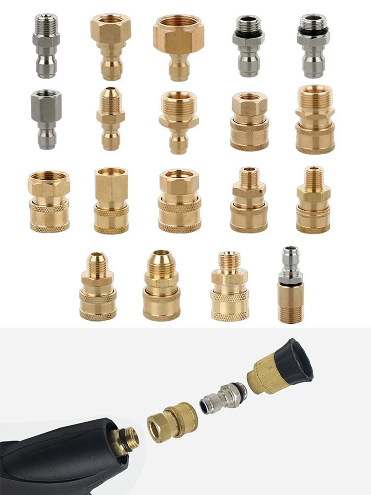1/4Inch Quick-Release Connector Coupler Fittings/For High Pressure Washer & Hose