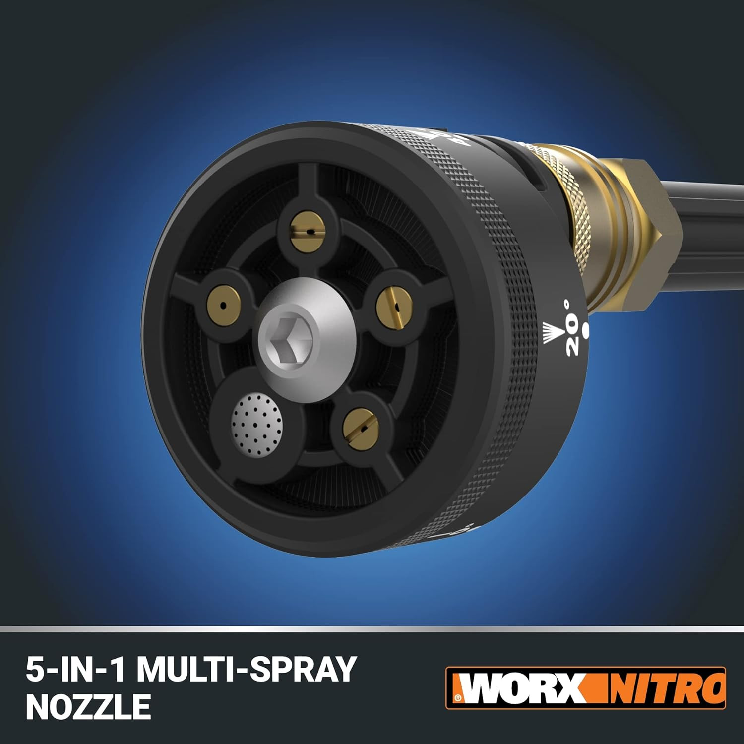 Worx Nitro Hydroshot 20V Cordless Pressure Washer – Lightweight & Portable
