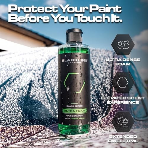 Automotive Extreme Foaming Car Shampoo – 16 Fl Oz (Pack of 1) Green Apple