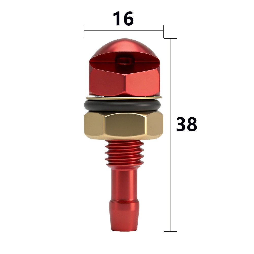 2X Universal Aluminum Windshield Wiper Water Jet Spray Washer Nozzle For Vehicle
