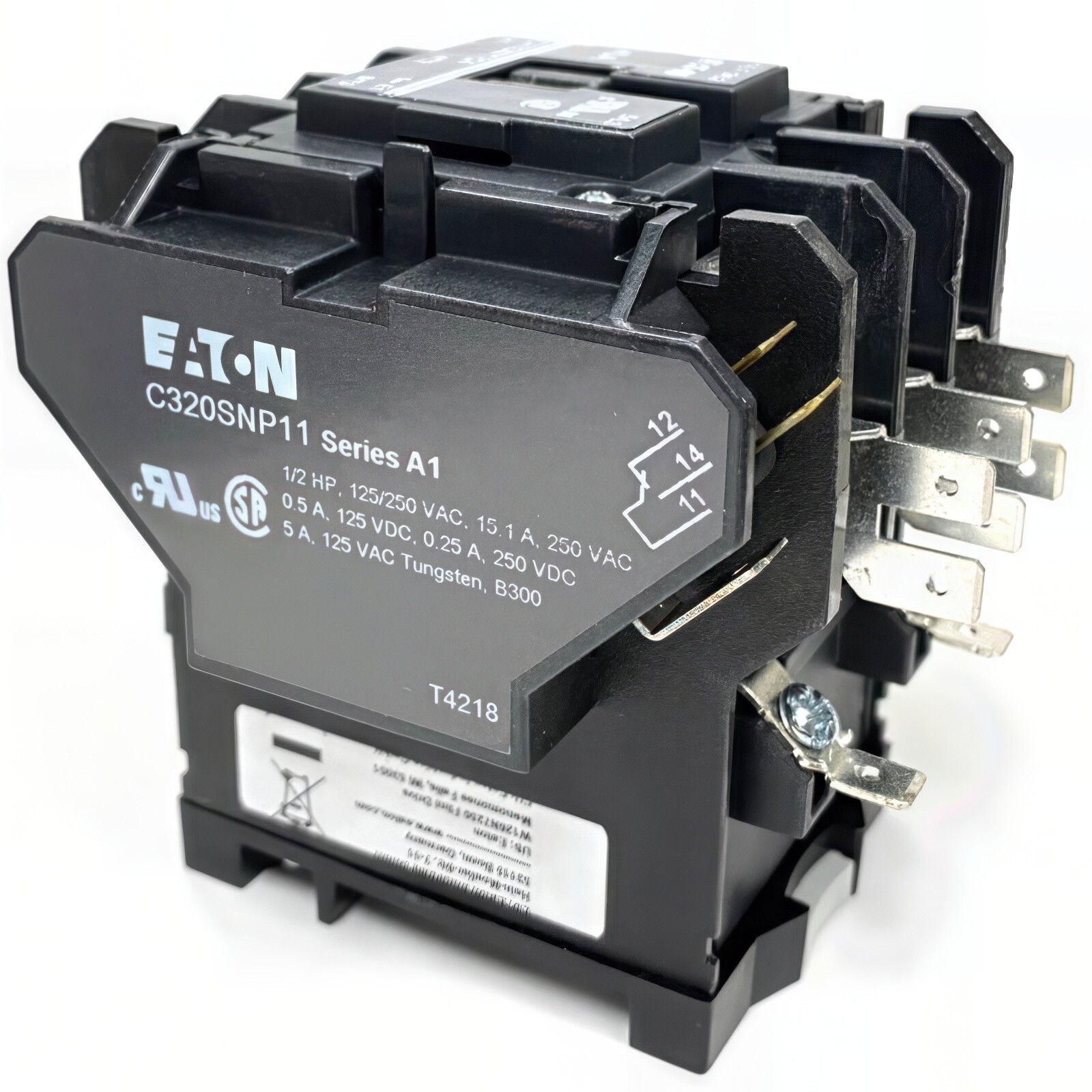 Eaton Contactor, 115V 40 Amp C25DNY154AL – UL Recognized & CSA Certified