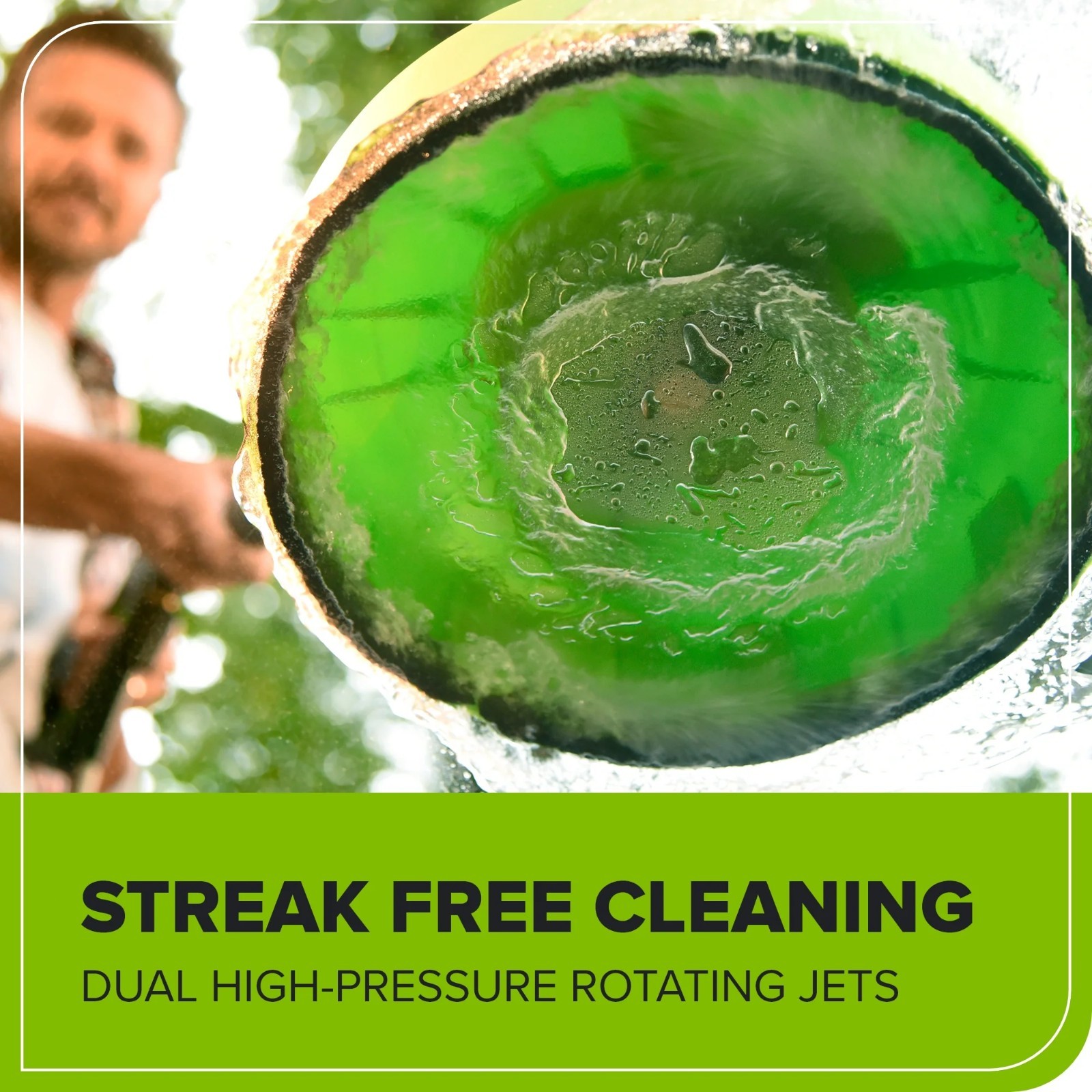 Greenworks 12inch Rotating Surface Cleaner Compatible Up to 2300 PSI