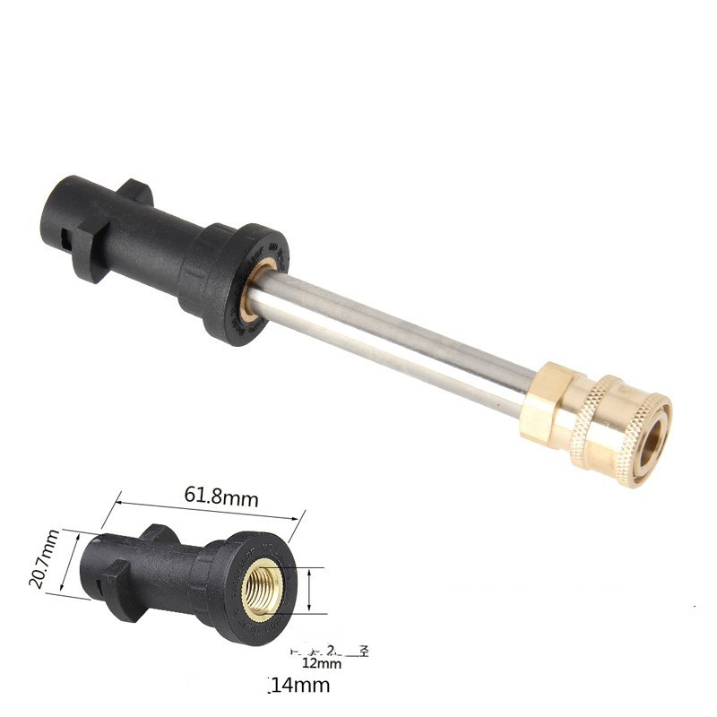 Snow Foam Cannon Lance Universal Pressure Washer Adapter Kit for Karcher Bosch