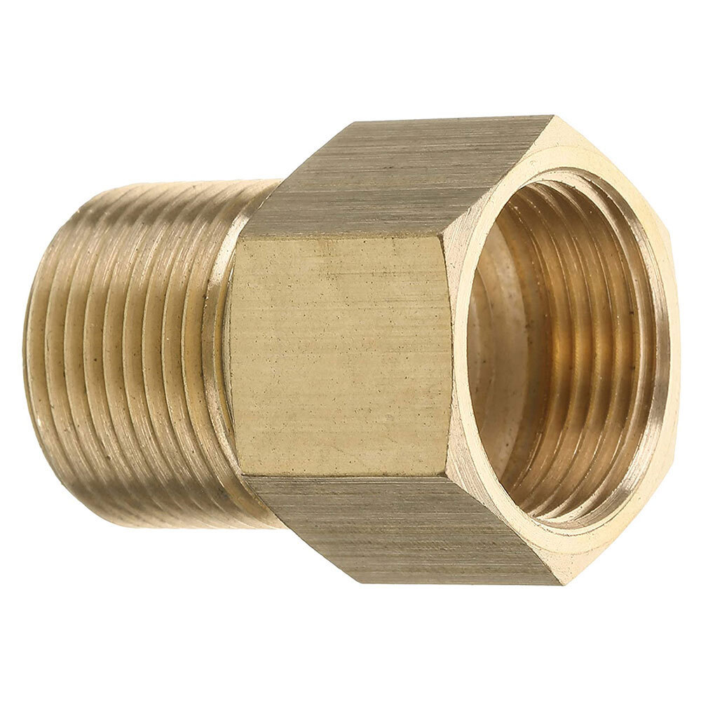 2PC Pressure Washer Metric M22 15mm Male Thread to M22 14mm Female Fitting