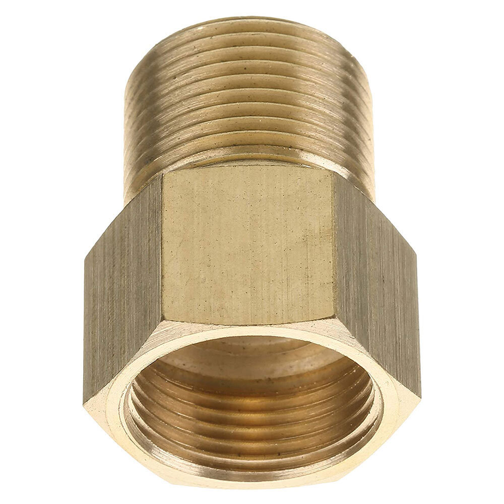 2PC Pressure Washer Metric M22 15mm Male Thread to M22 14mm Female Fitting