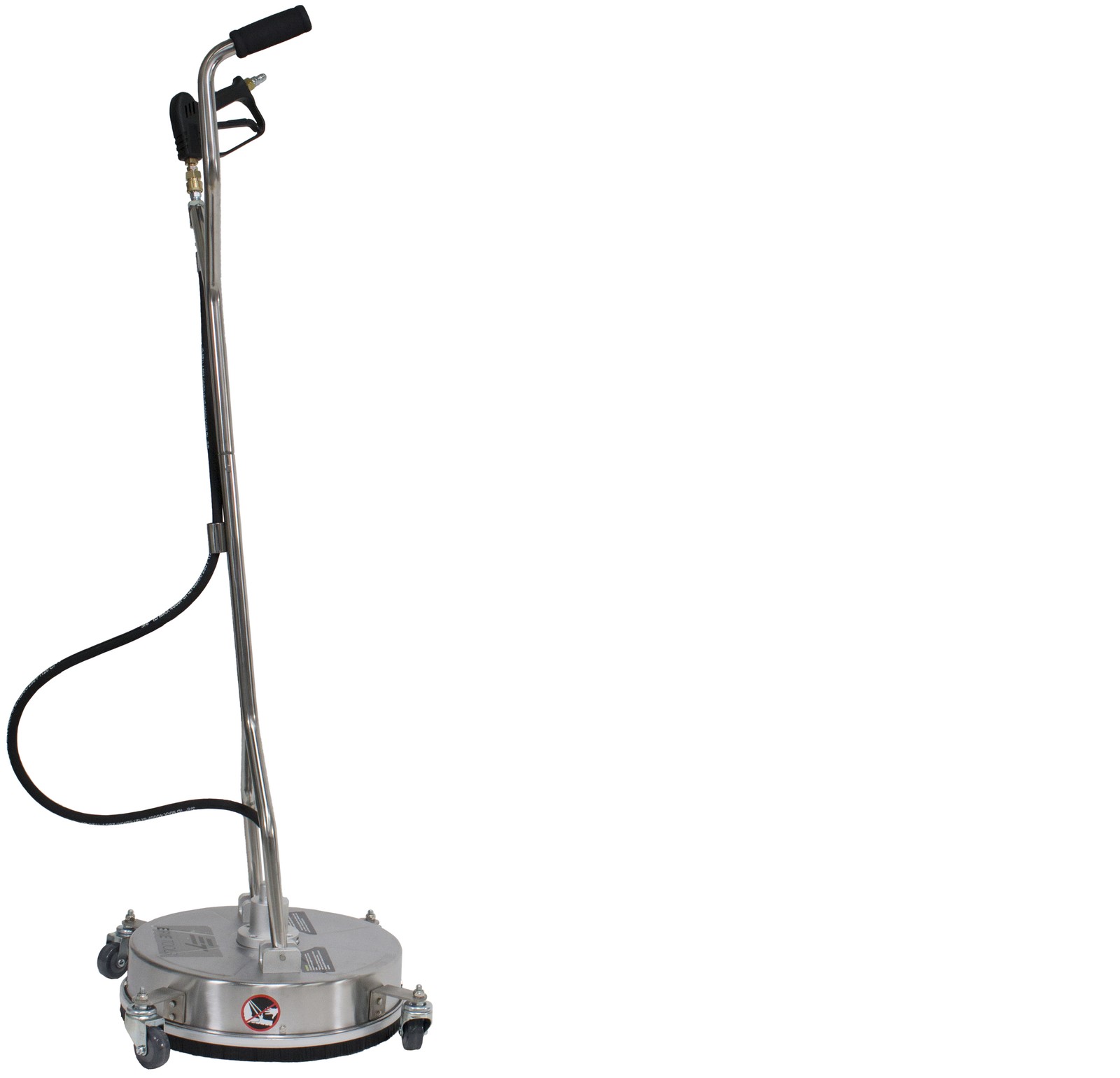 Erie Tools 18″ Stainless Steel Pressure Washer Flat Surface Cleaner with Wheels