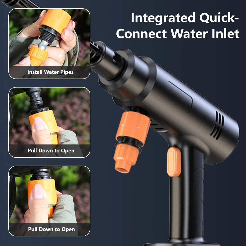 High Pressure Power Washer Water Spray Gun Nozzle Wand Attachment Garden Hose