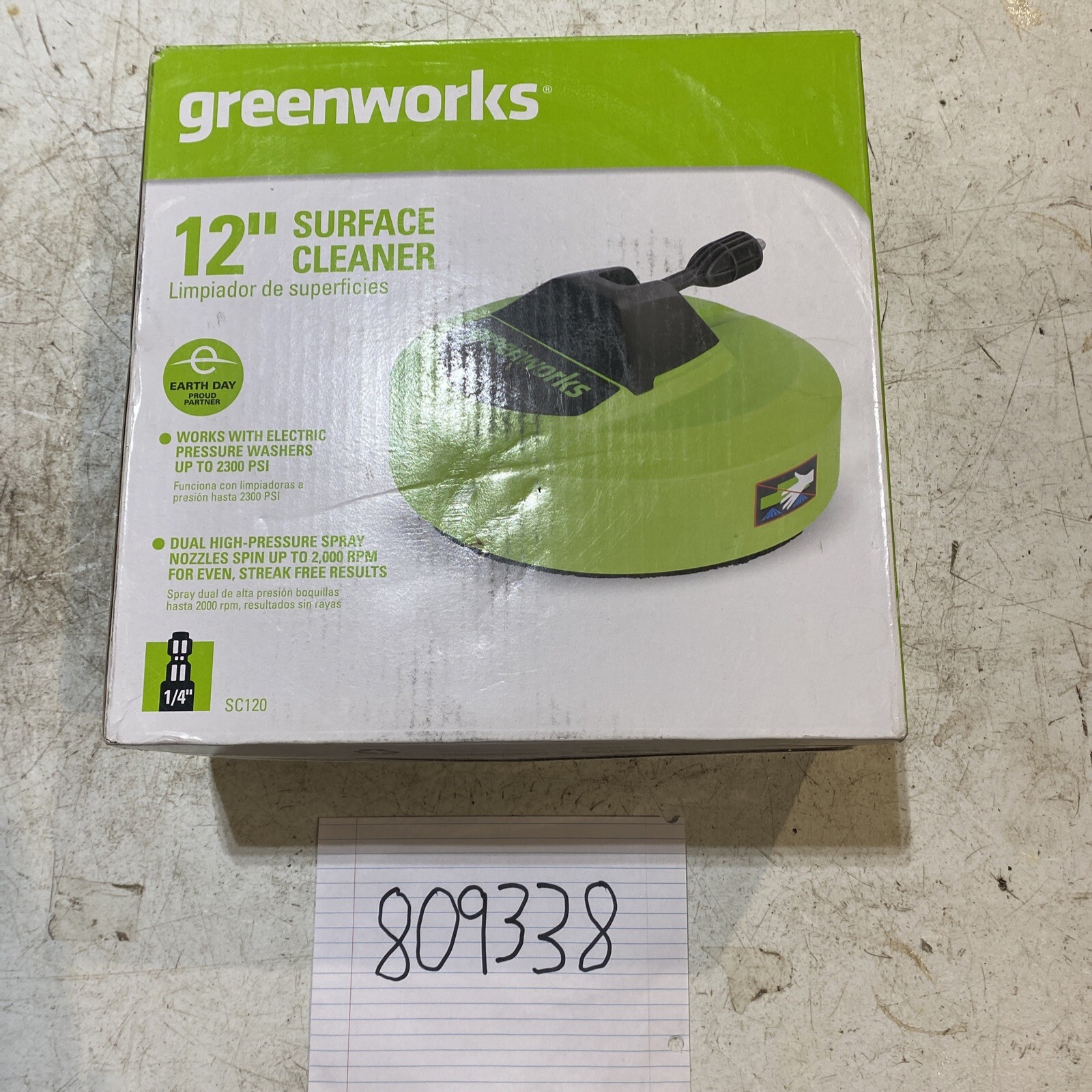 Greenworks Pro Universal 12-in 2300 PSI Rotating Surface Cleaner