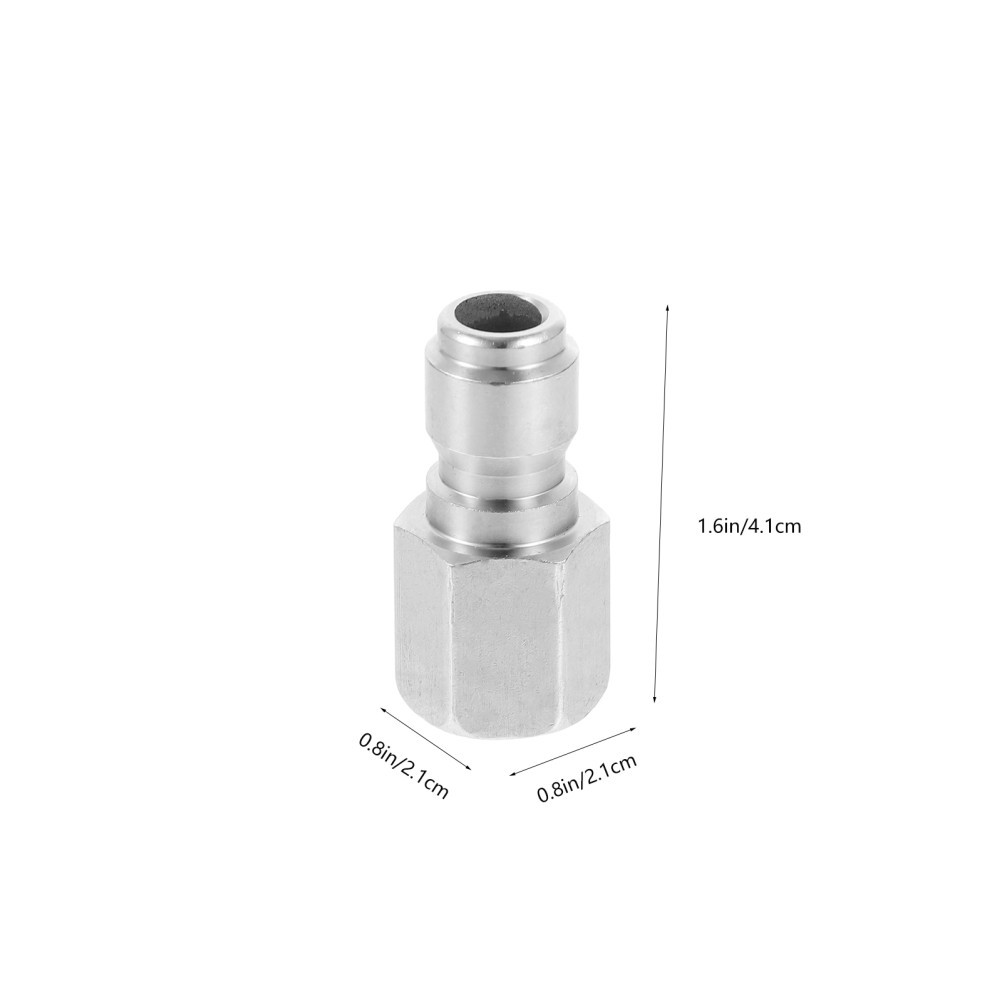 Stainless Steel Connector Set Pressure Washer Hose Quick Adapters Water