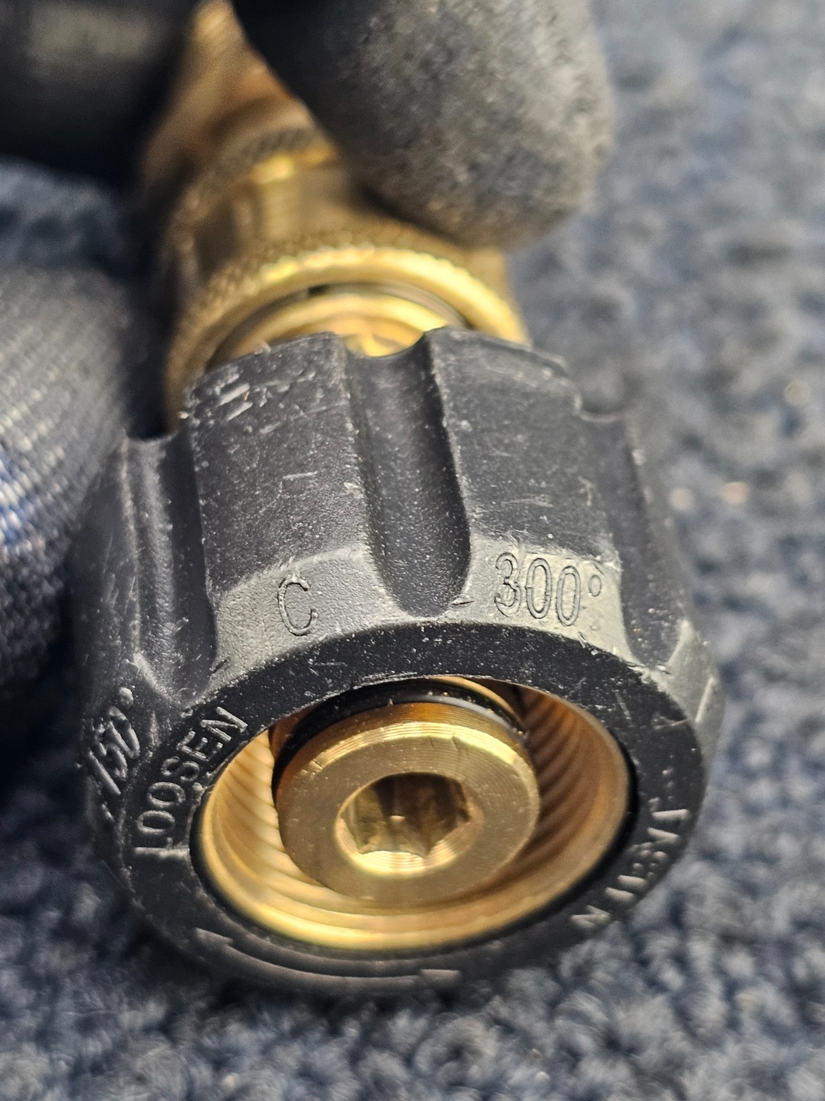 (QTY 2) 1/4″ High Pressure Washer Hose Adapter Quick Connector 4500 Psi 300°F