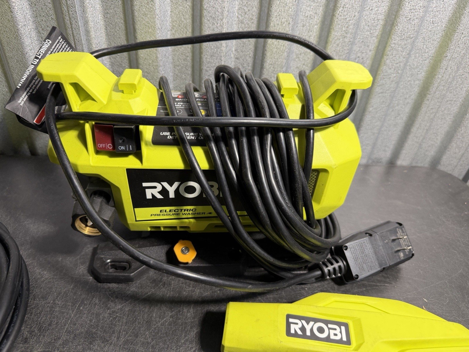 Ryobi 1800 PSI 1.2 GPM Cold Water Corded Electric Pressure Washer Missing Nozzle