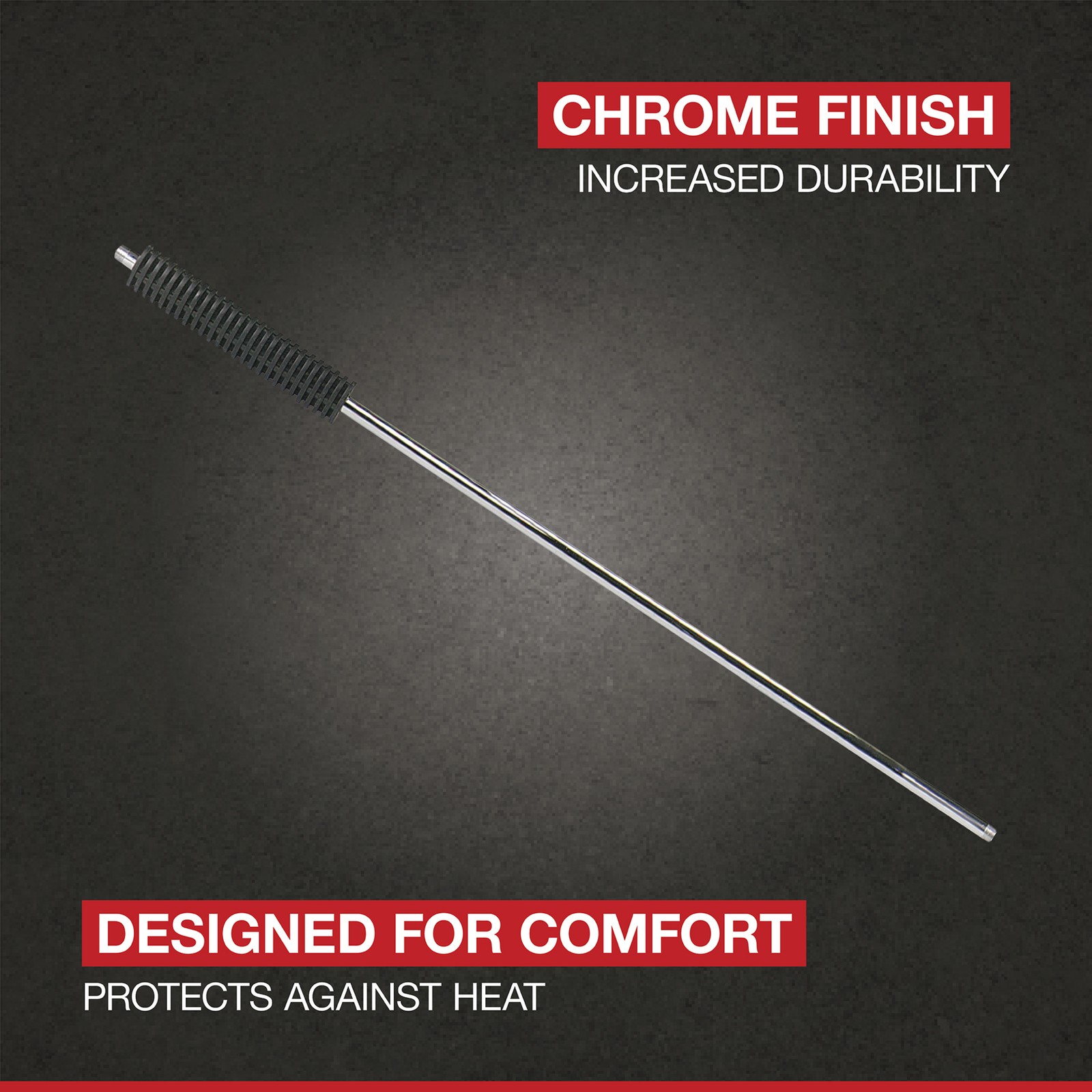 NorthStar Chrome-Plated Insulated Steel Pressure Washer Lance, 4000 PSI, 12.5