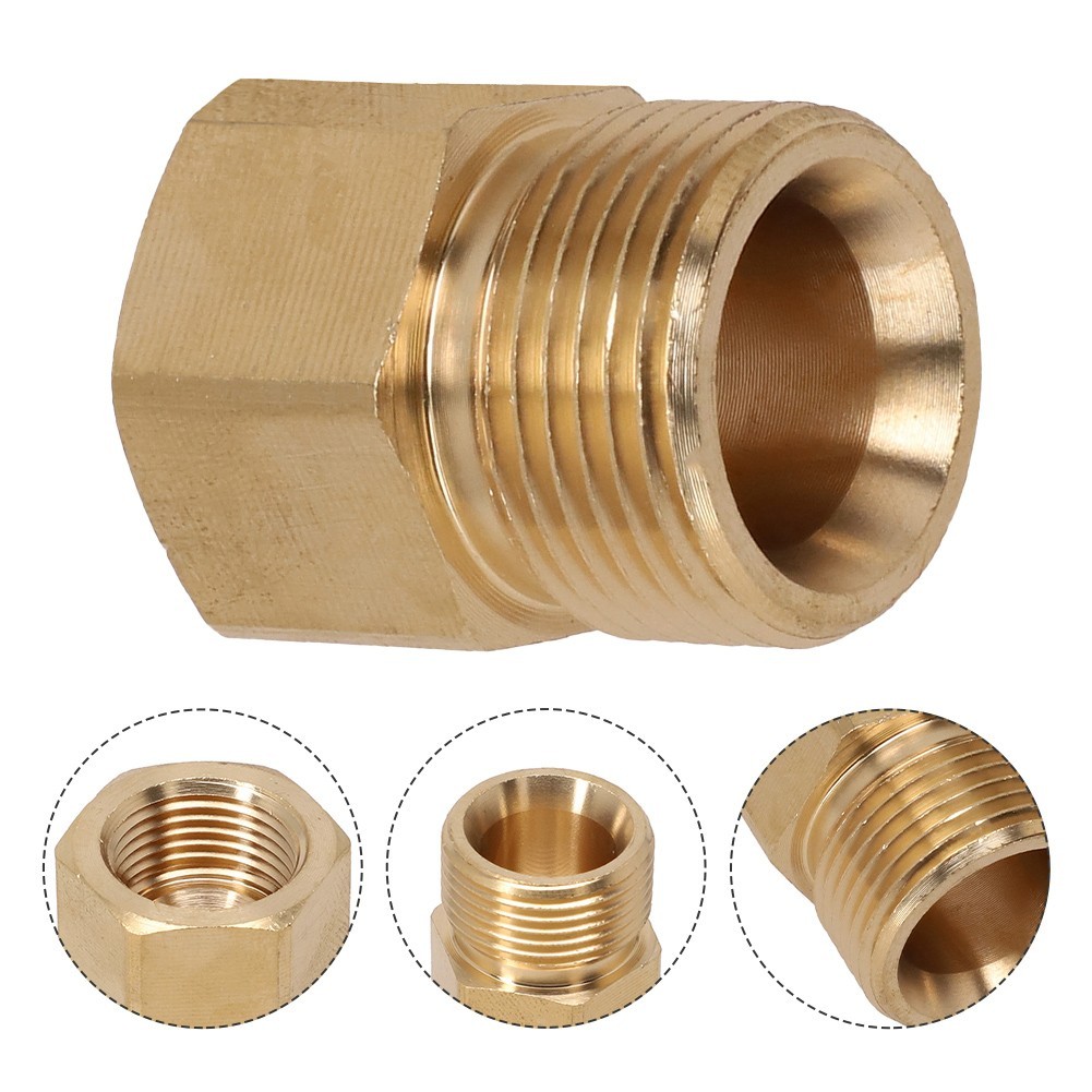 Brass For Pressure Washer Connector with G 3/8 Female Threading M22For X1 5