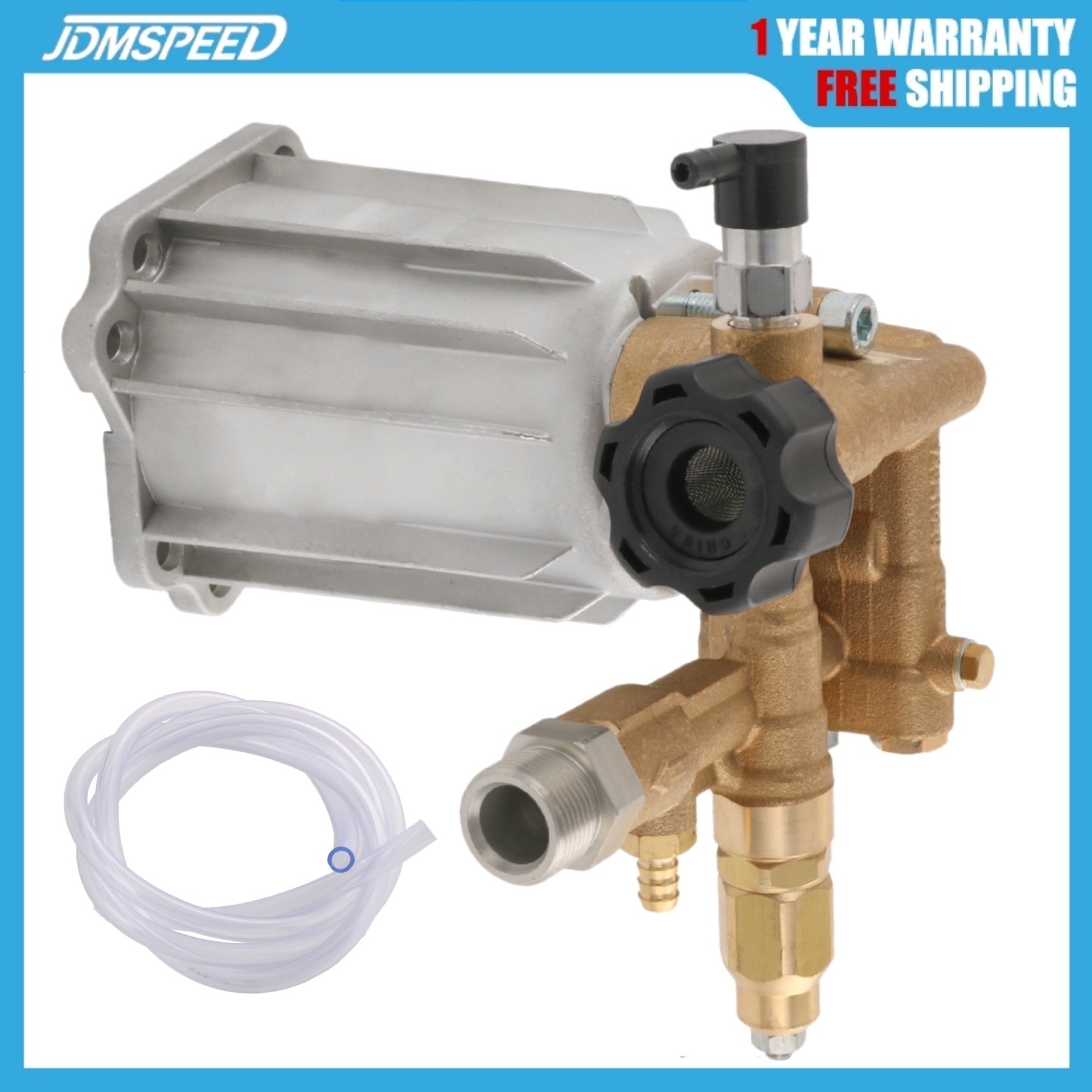 NEW Axial Pressure Washer Pump RMV2.5G30 For 2.5GPM 3000 PSI 3400 RPM 3/4″ Shaft