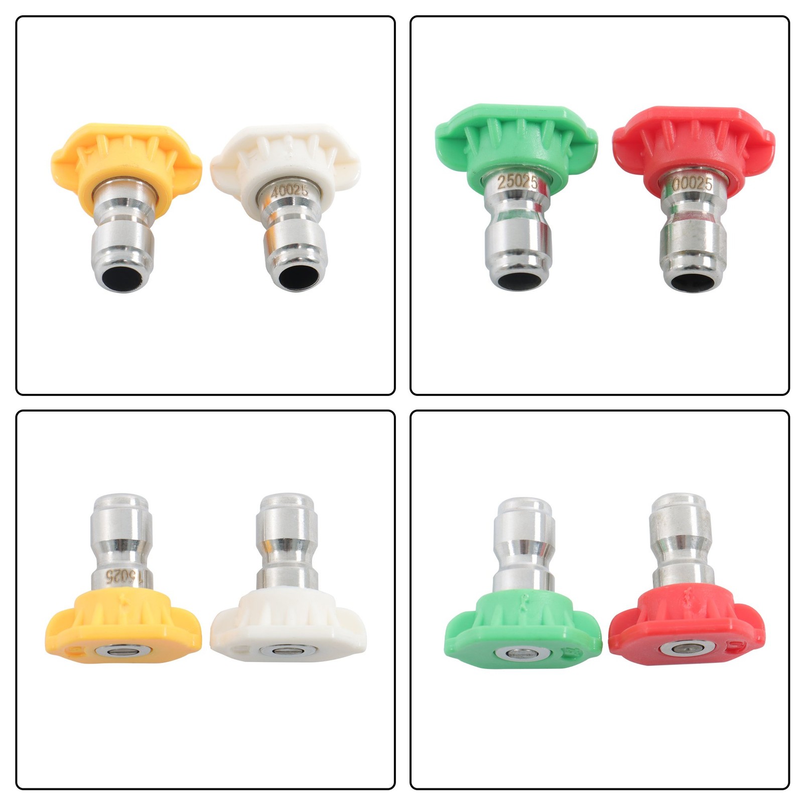 LABLT Pressure Washer Tips Turbo Nozzle 4000 PSI 360°Rotating Spray 5 Nozzle