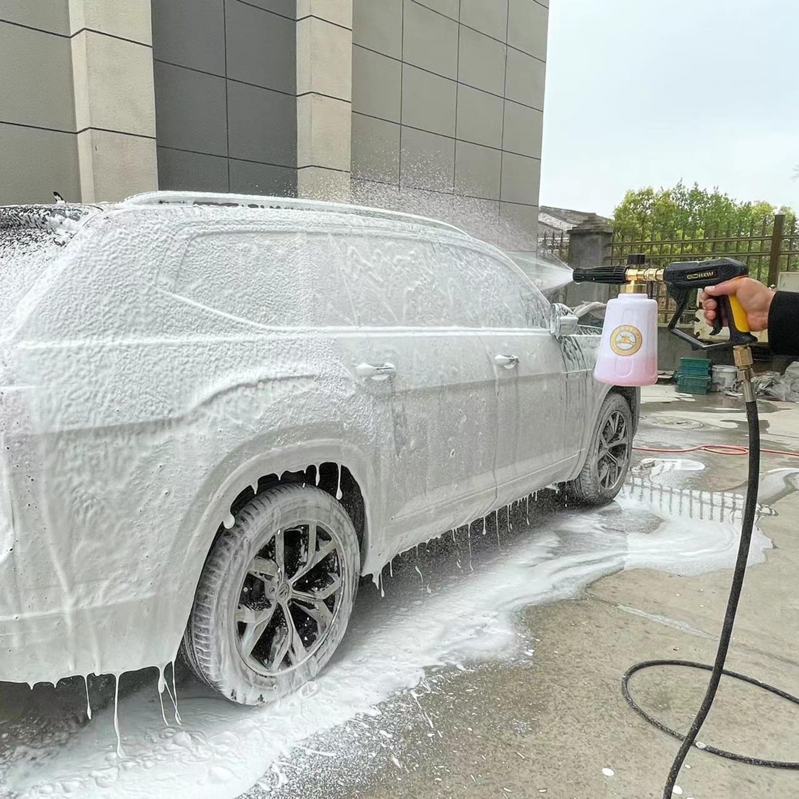 2 Liter Foam Cannon Pressure Washer Gun Heavy Duty Car Foam Blaster Big