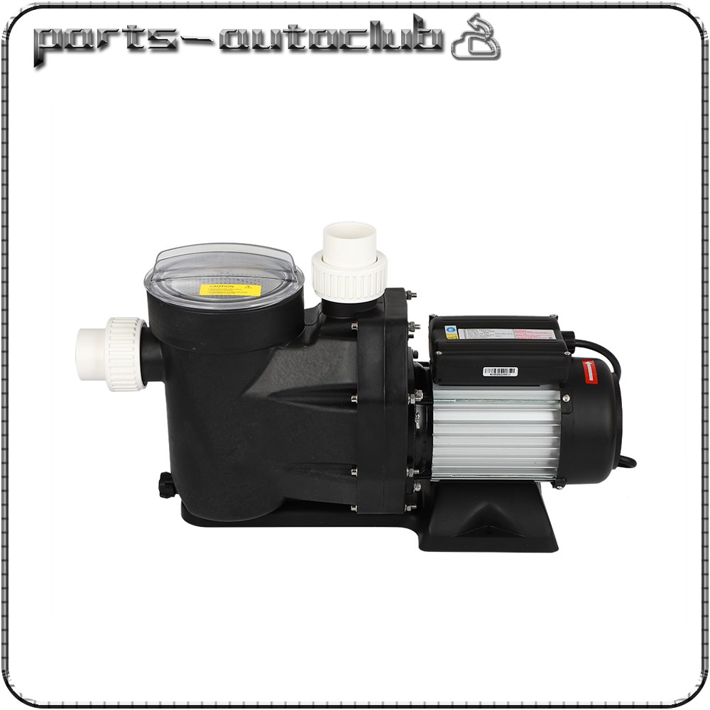 1HP 750W Swimming Pool Pump Motor In/Above Ground Qmax 340L/min Hmax 15M