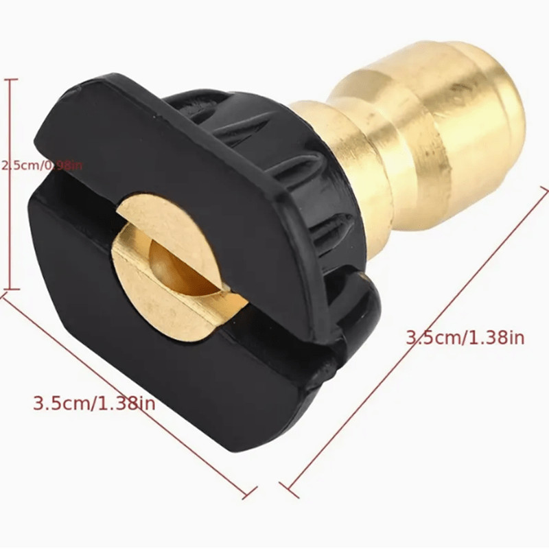 5pcs Pressure Washer Spray Tips Nozzles High Power Kit Quick Connect 1/4″ Set