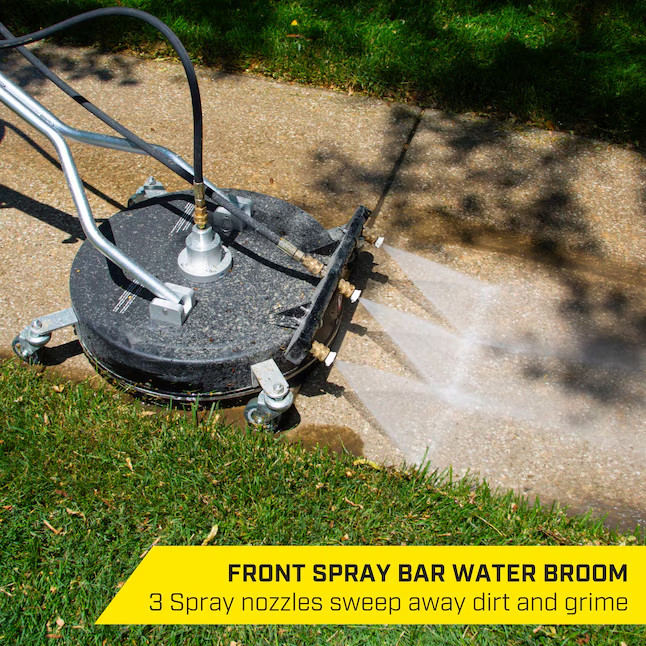 SurfaceMaxx Walk-behind with Water Broom 20-in up to 4500-PSI-NO SHIP CA