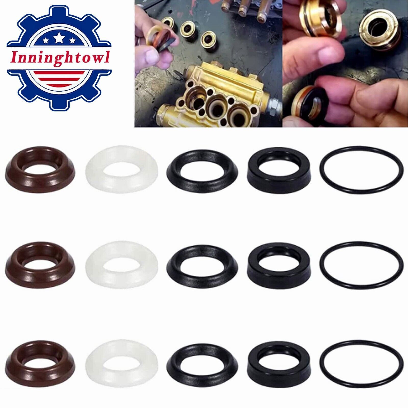 Packing Water Seal Kit 5019006400 For Comet ZWD ZWDK Series 15MM Pumps 3030/4040