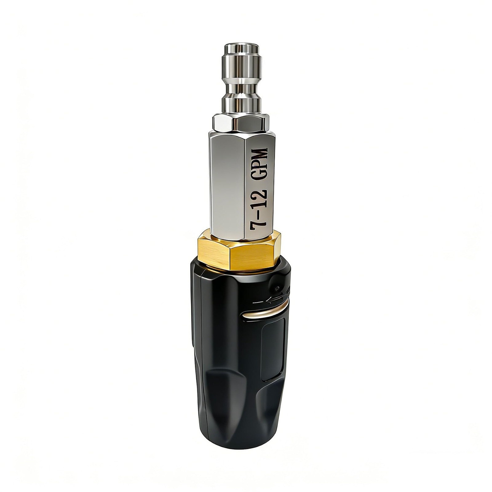 Compatible Adjustable Soft Wash Nozzle for Pressure Washer, 7–12 GPM Twist Downs