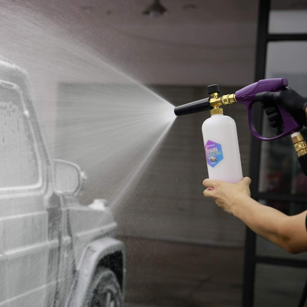 Foam Cannon Lance Kit – Pressure Washer Jet Wash with Gutter Cleaner Wand