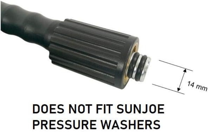 30FT Heavy-Duty Pressure Washer Hose with Steel Braided Design – 3200 PSI
