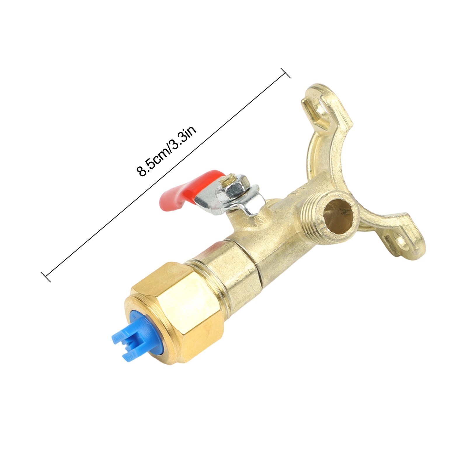 Adjustable Spray Nozzle for Plant Irrigation with Fan Shape Spray Range Design