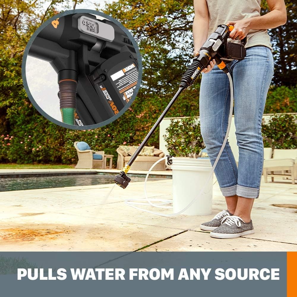 WG644 WORX 40V Power Share Hydroshot Portable Power Cleaner
