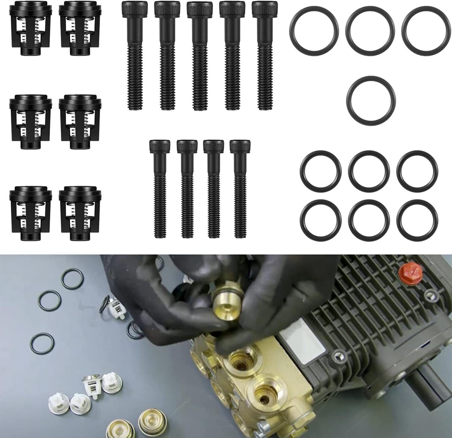 Pressure Washer Pump Valve Check Kit 190591GS Fits for Briggs Stratton Snapper