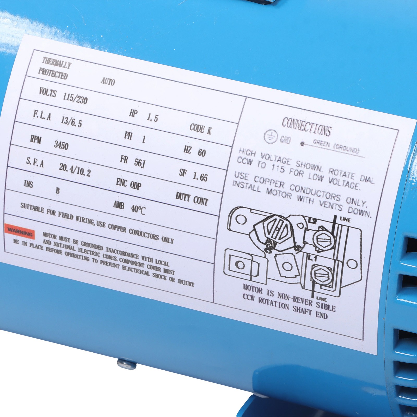 LABLT GT15 Water Well Irrigation Sprinkler Pump 1PH 115/230V Self Priming 1.5 HP