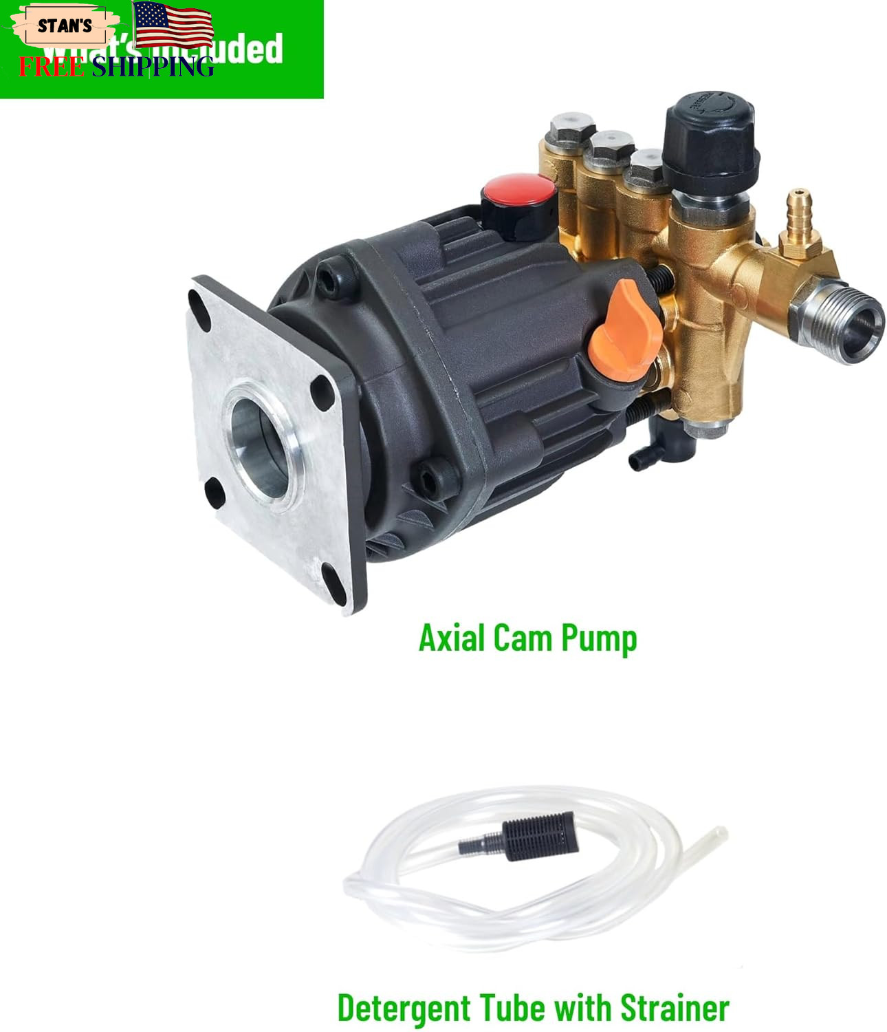 Canpump CH 2830 G: 2800 psi @ 3 US gpm Pressure Washer Replacement Pump 3/4 NEW