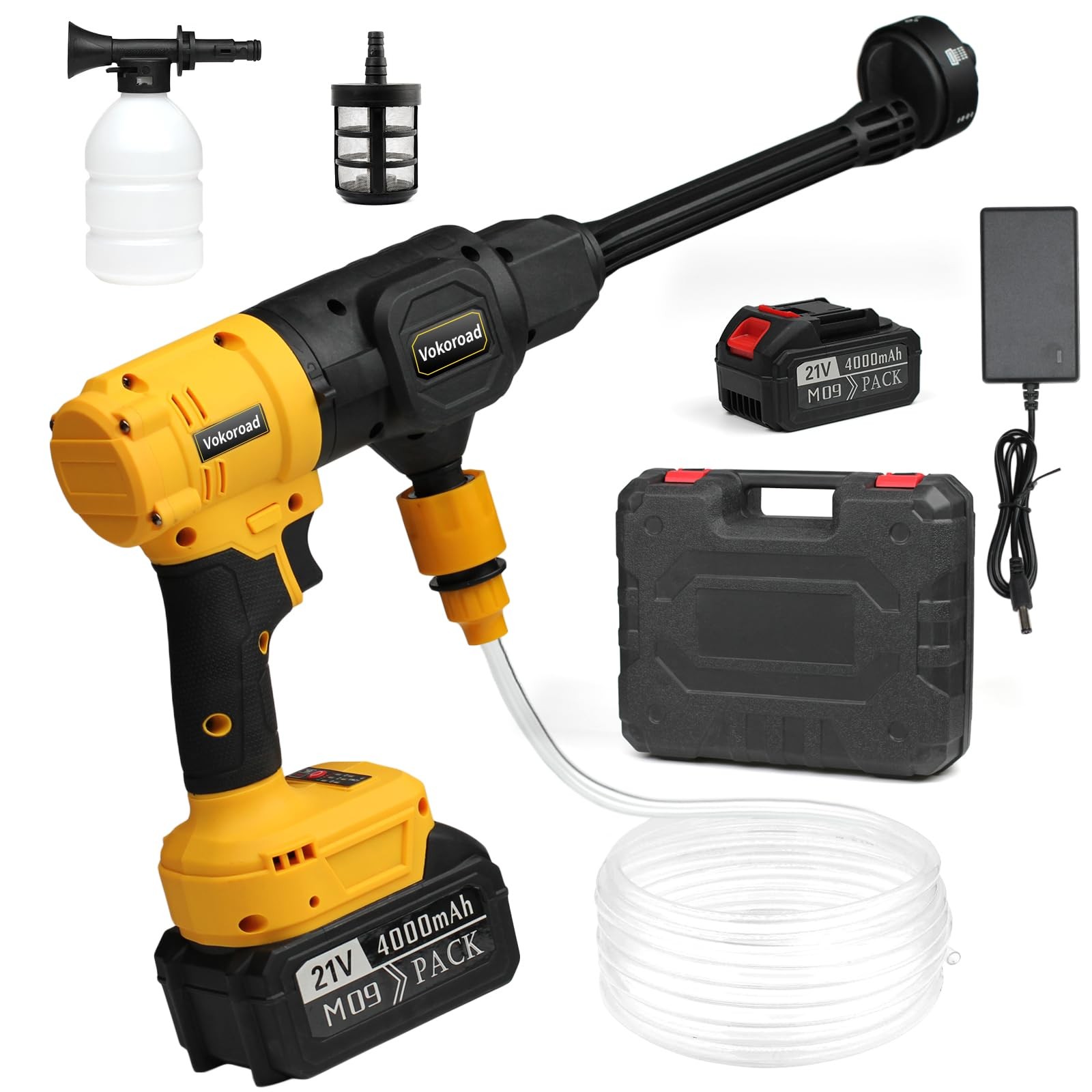 Cordless Car Cleaner Tool with Makita 18V Battery with Rechargeable 4.0Ah Bat…