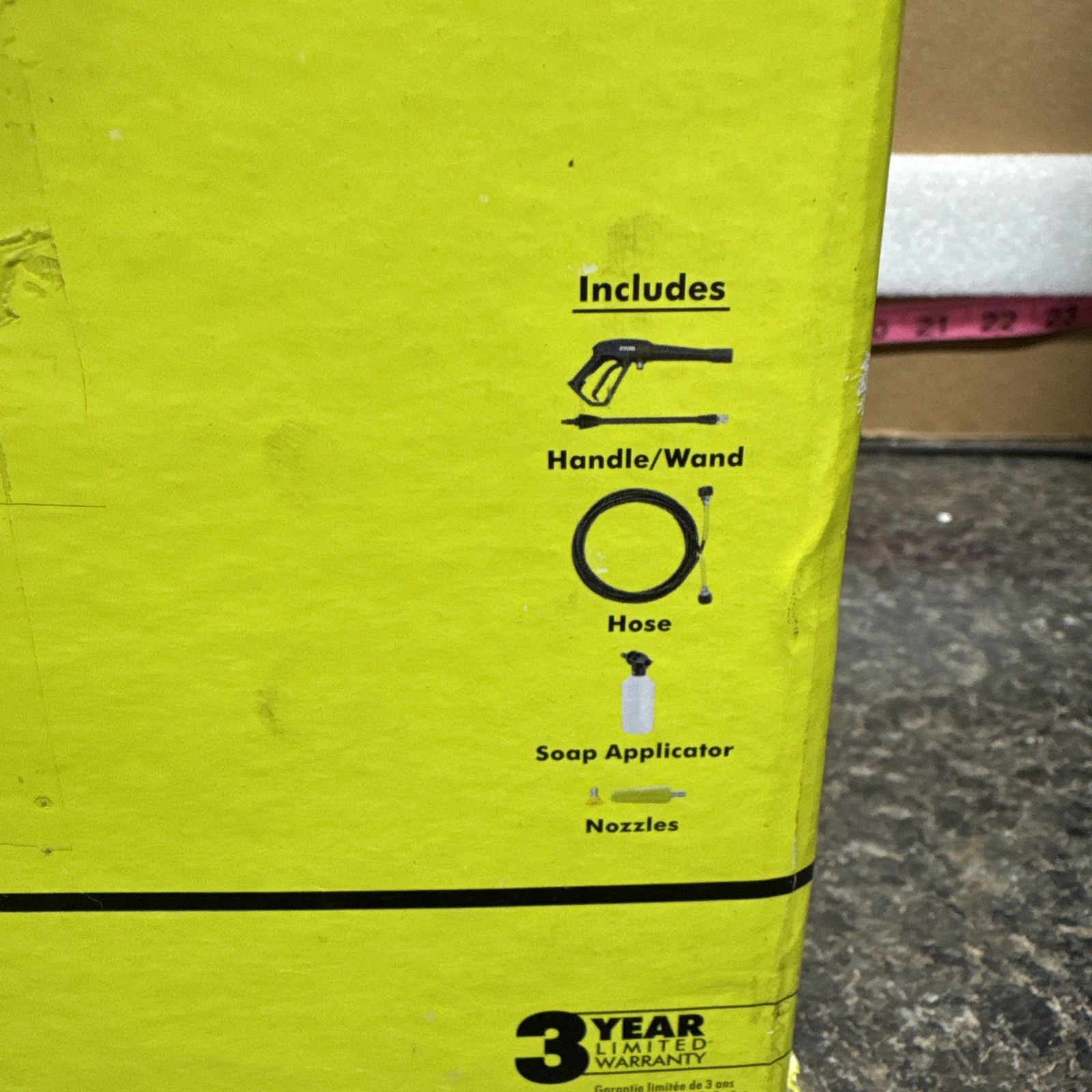 Ryobi RY141802 1800psi 1.2 GPM Electric Pressure Washer See Description