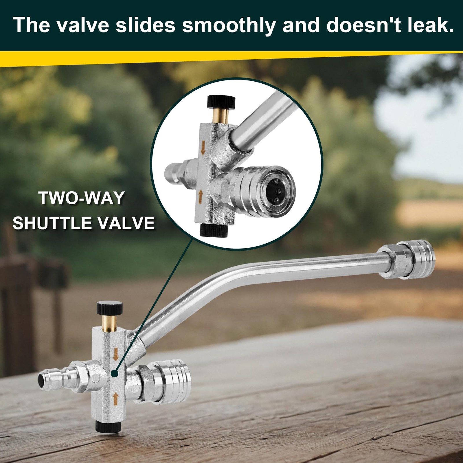 Dual Connector Lance Pressure Washer Foam Cannon, Power Washer Soap Attachmen…