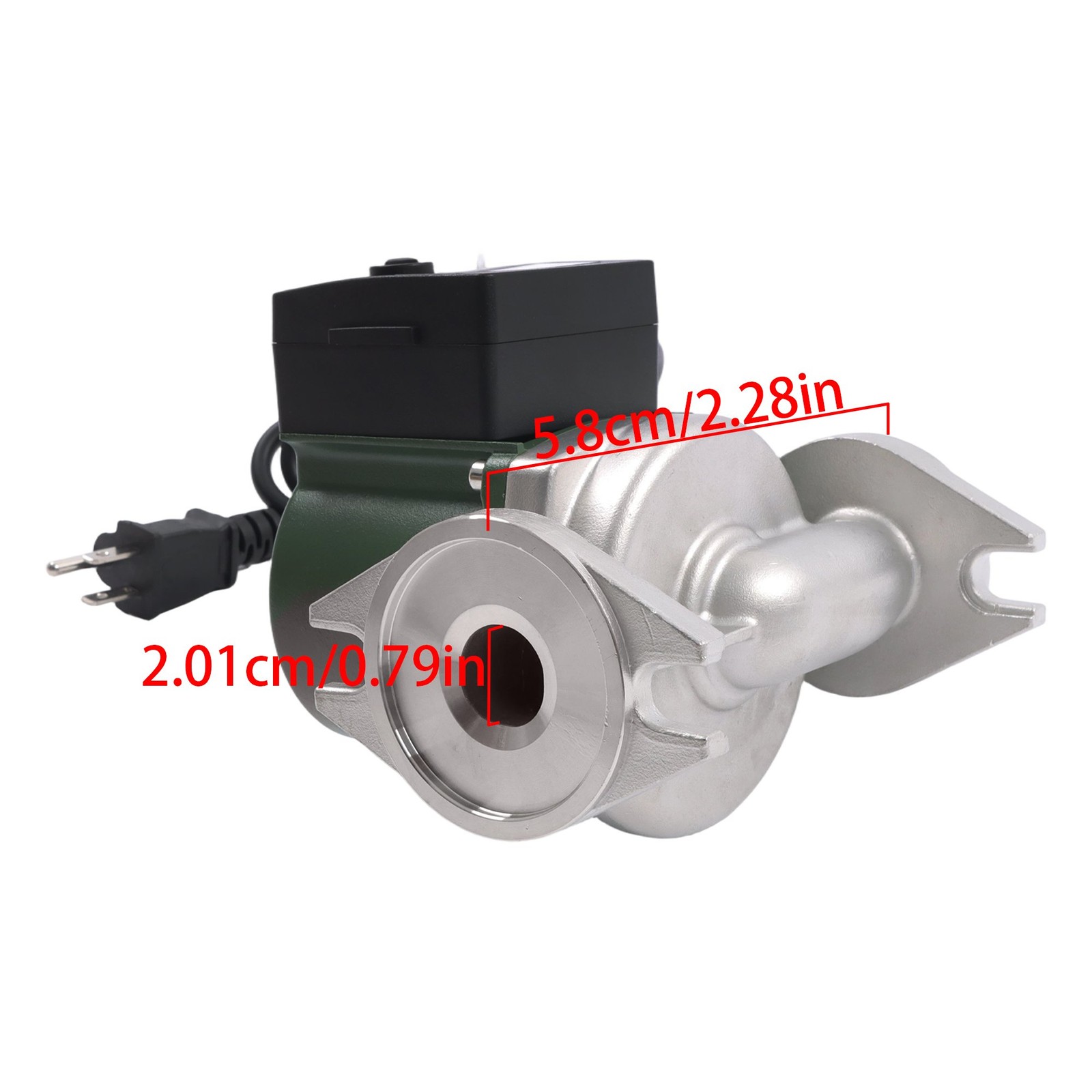 Flanged High Velocity Water Circulating Pump 009-SF5, 1/8 HP 115V 10 GPM 150 PSI