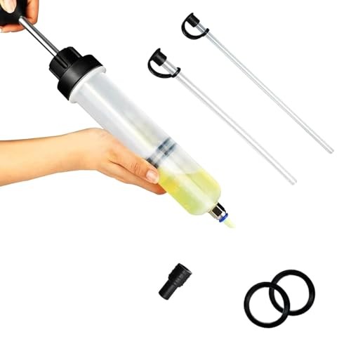Car Fuel Extractor Pump, 200 CC Manual Oil Changer with Sealing Rubber Ring