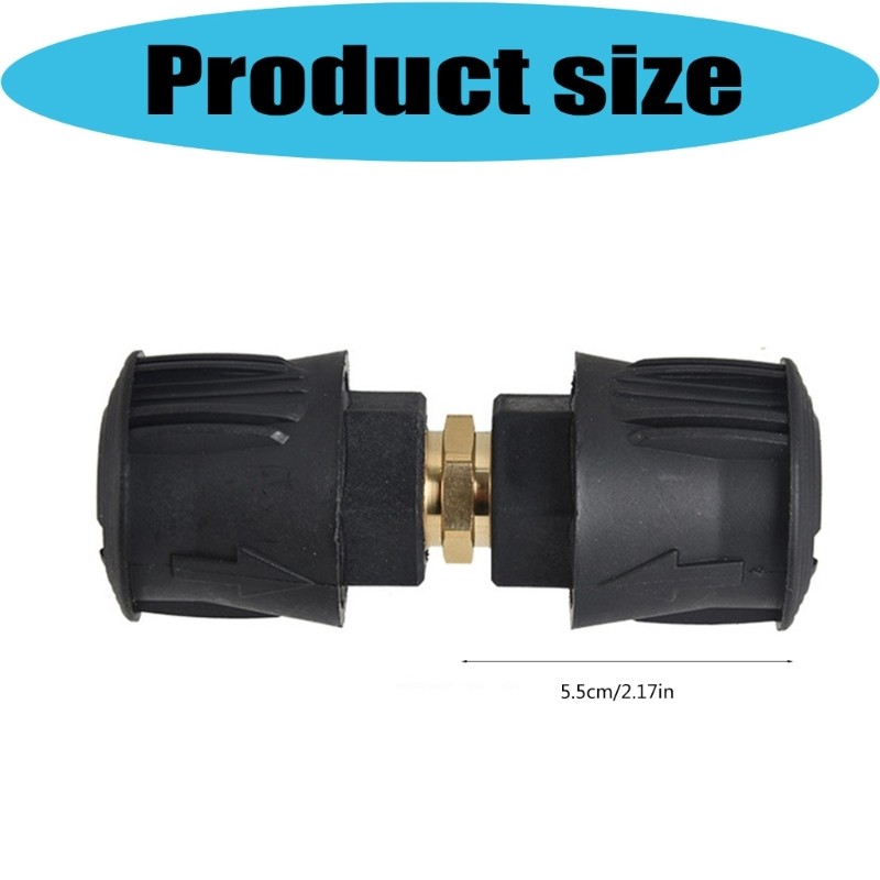 Patio Cleaning Fitting Rinse Coupler for Pressure Washer and Wash Wand Changes