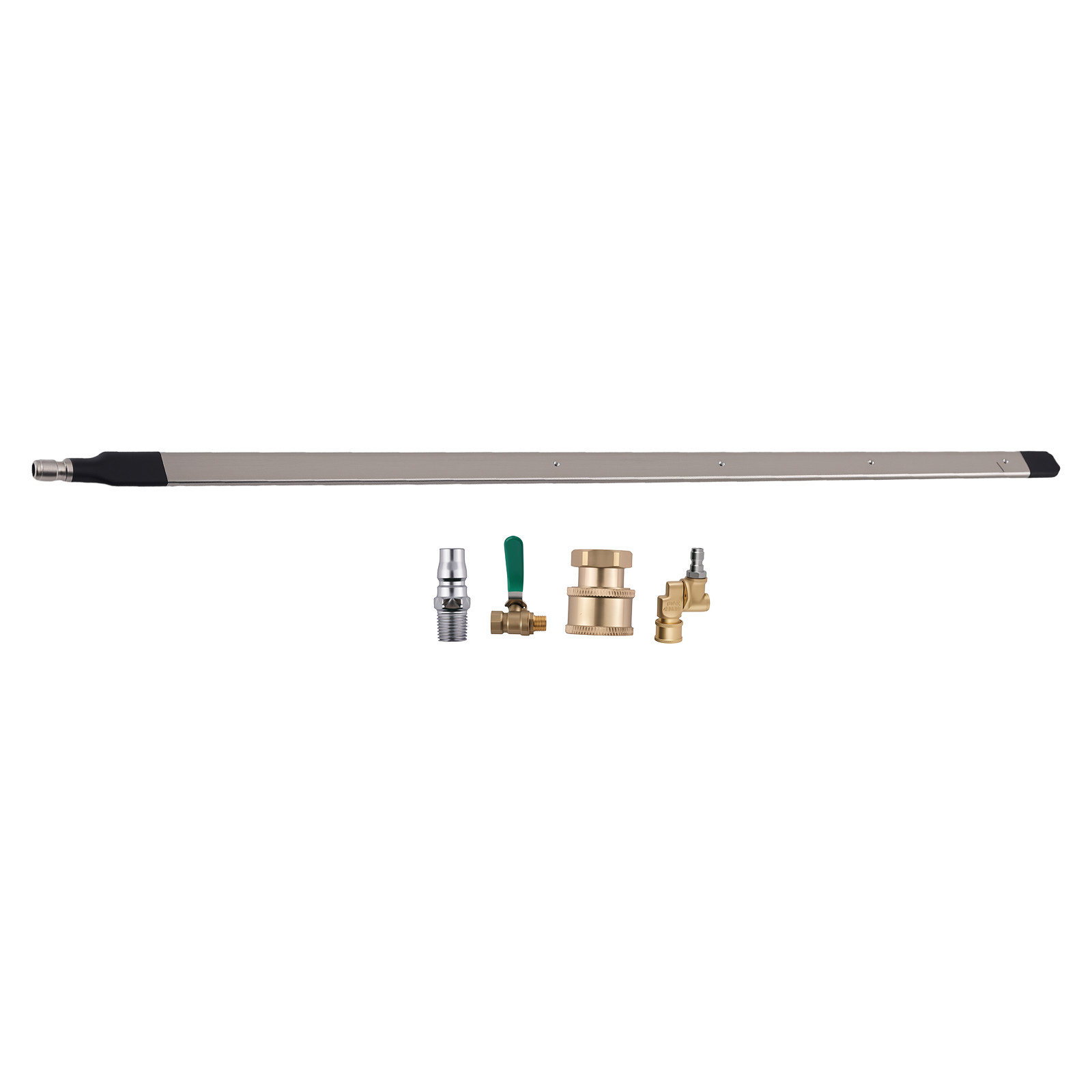 24″ Radiator Cleaning Wand Flush Tool Stainless Steel High Pressure 25° Nozzle
