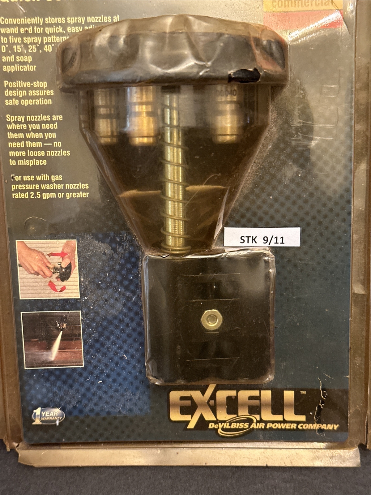 New 5-in-1 SPRAY NOZZLE Turret fits Excell Devilbiss Commercial Premium EXA145