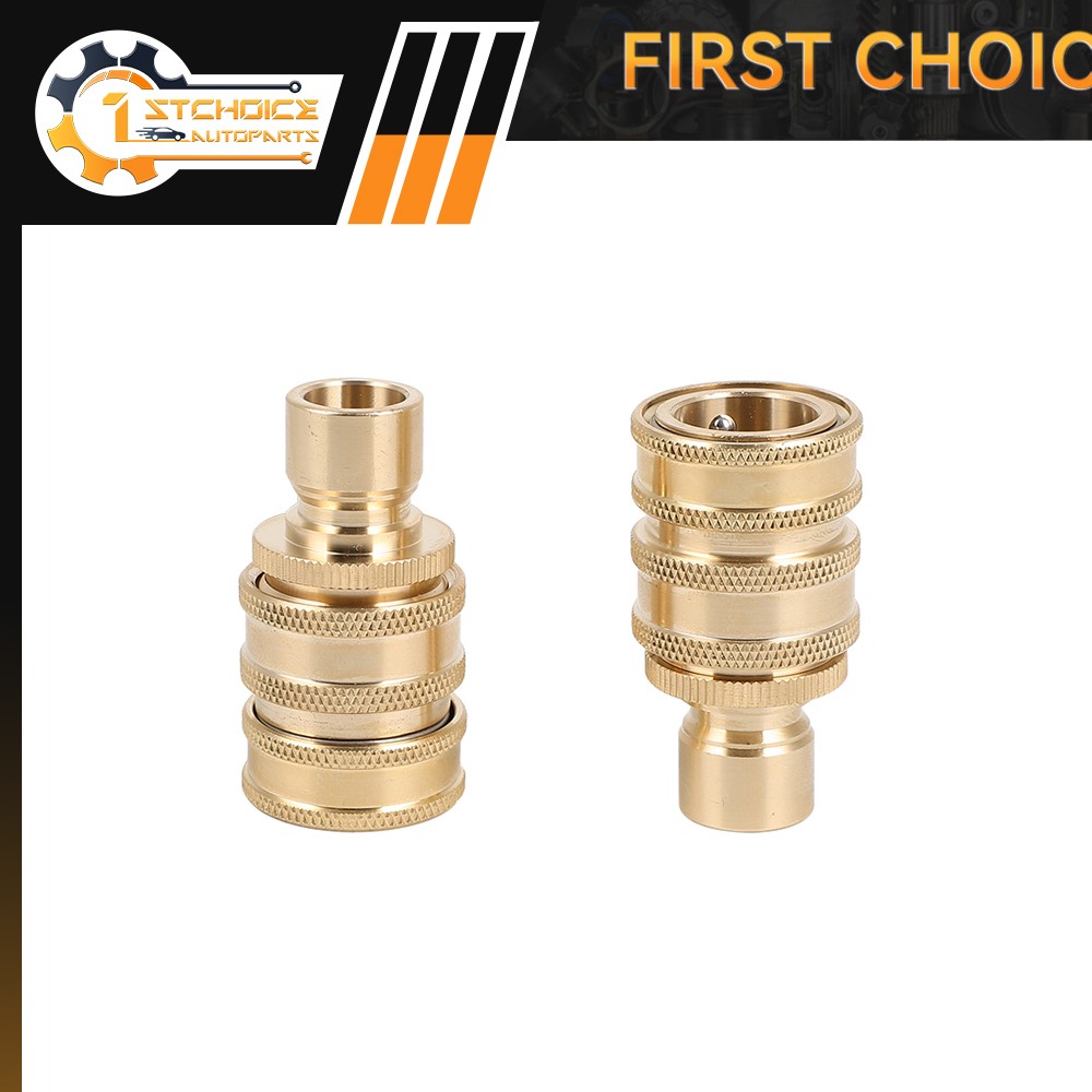 New 3/4″ Garden Hose Quick Connect Water SOLID Brass Female Male Connector Set