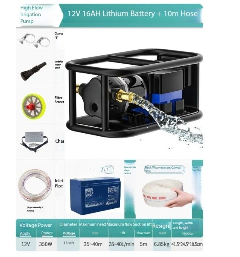 Rechargeable Water Pump: The Ultimate Garden Watering Tool for Rural Areas