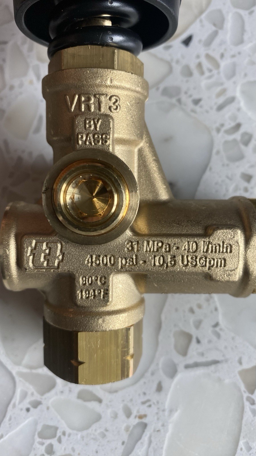 Annovi Reverberi VRT3-310 Unloader Valve 4500PSI 10.5 GPM