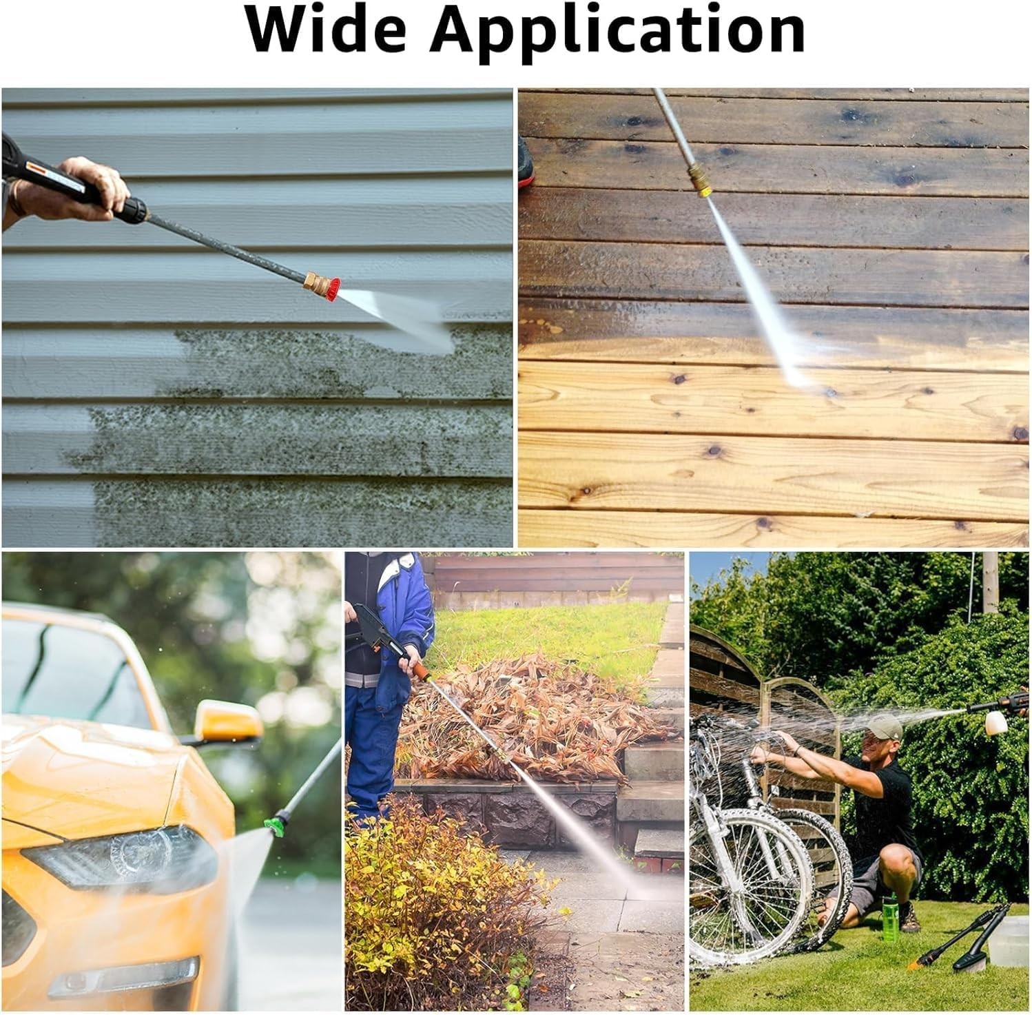 Ultimate 5 Nozzle Set for Pressure Washers: 4000 PSI & Quick Connect