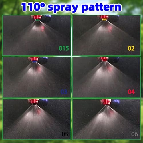 Spray Nozzle Tips 7PCS 0.1-0.6mm Flat Fan