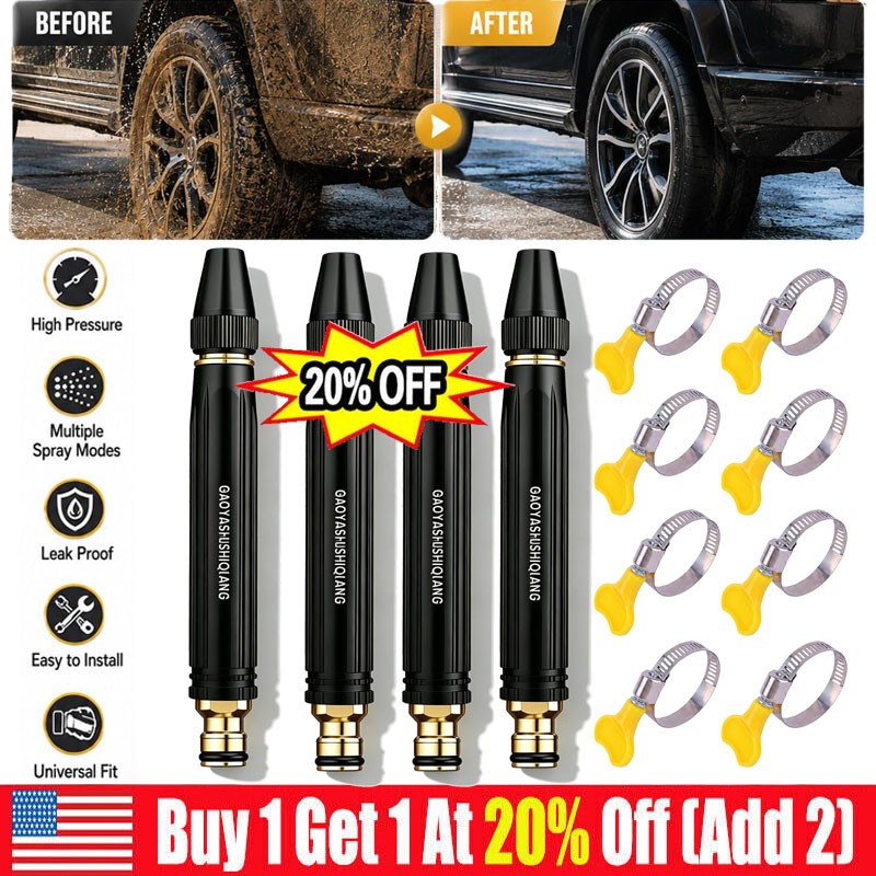 High Pressure Hose Nozzle Water Gun for Car Wash Garden Pressure Booster