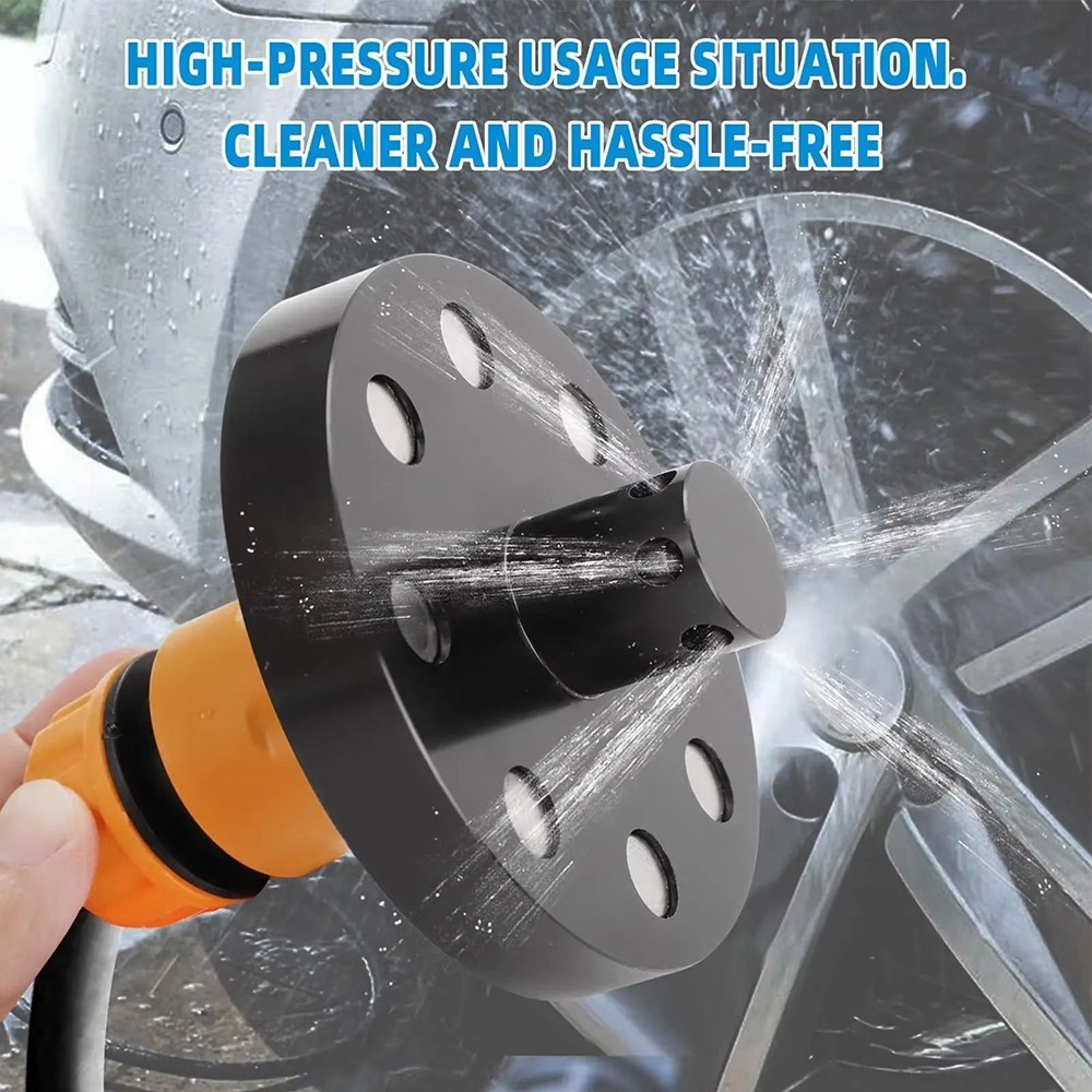 Magnetic Car Undercarriage Cleaner Nozzle for High Pressure Washers and Hoses